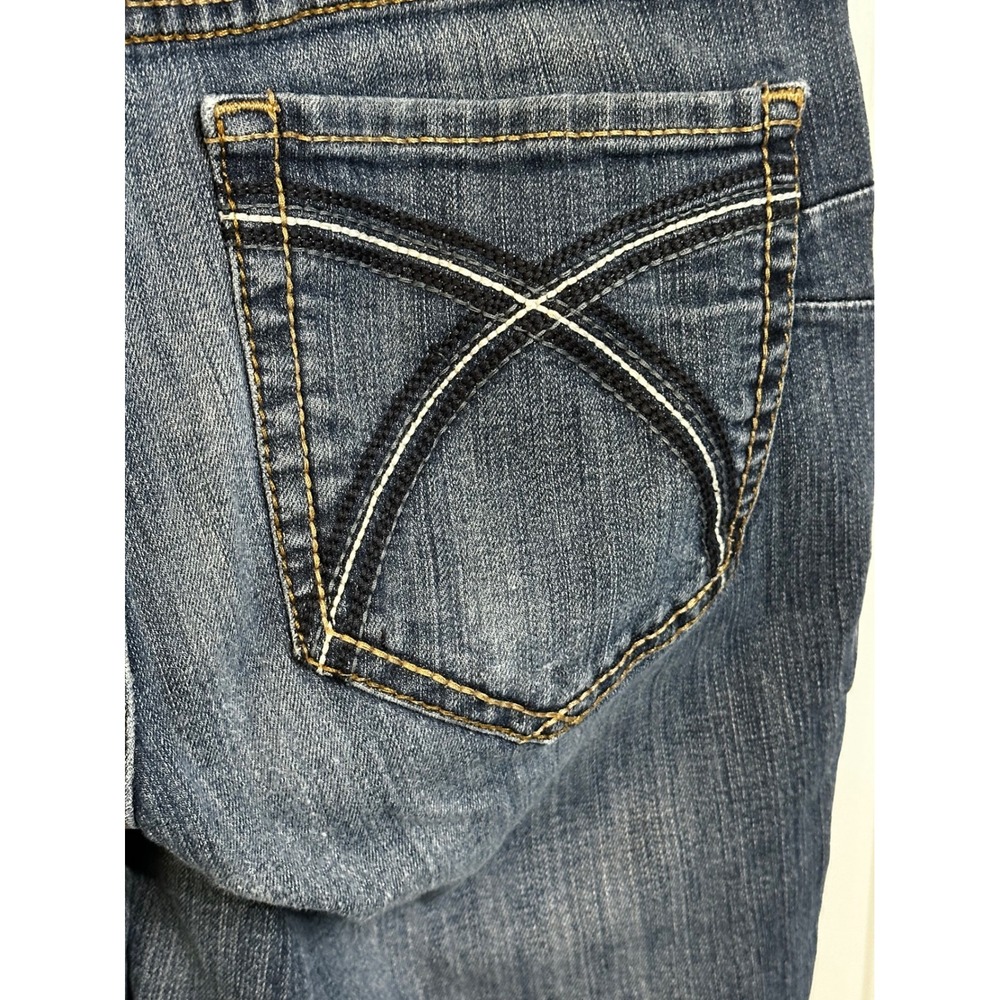 Ariat REAL Denim Perfect Rise Bootcut Jeans Dark Wash Womens 30S 30 Short - Picture 11 of 11